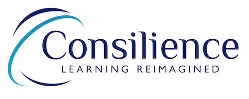 Logo of the Consilience Learning Foundation, in colour