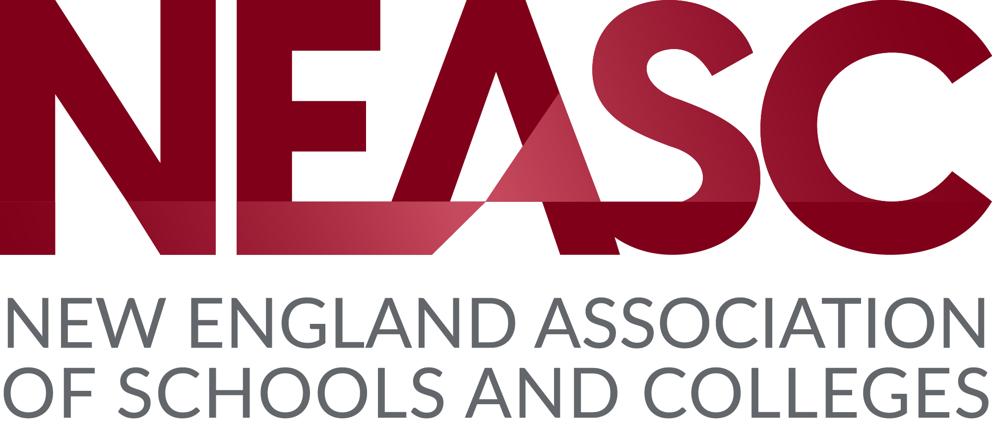 Logo of the New England Association of Schools and Colleges, in colour